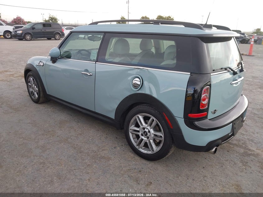2014 Mini Clubman VIN WMWZG3C59ET801251 IAAI salvage auction — LEFT REAR, Salvage (California), sold $25 on 2026-07-30 (photo 3)