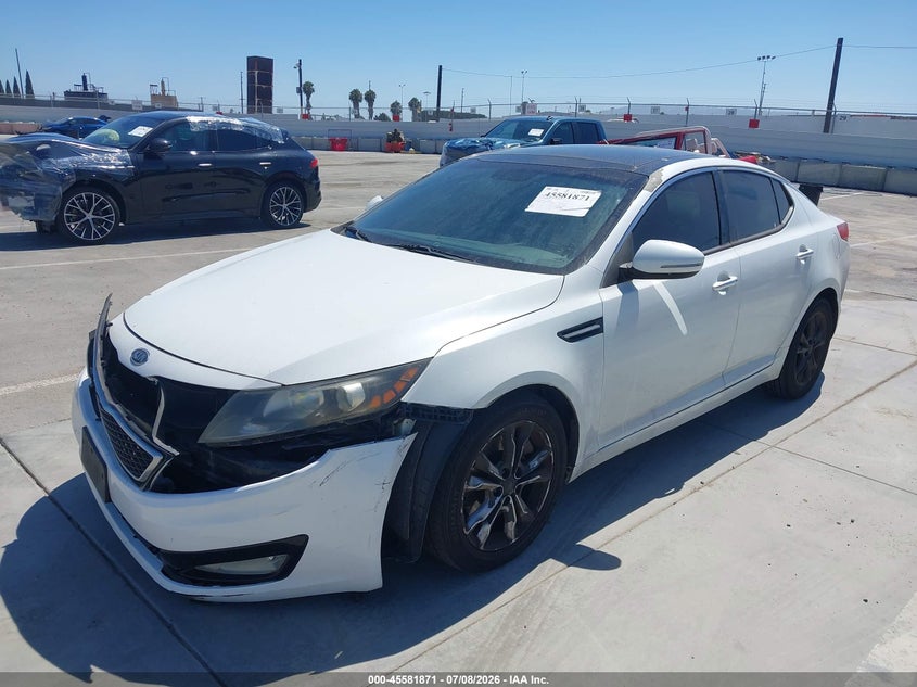 2012 Kia Optima VIN 5XXGN4A65CG076214 IAAI salvage auction — FRONT END, Salvage Title, sold $650 on 2026-07-29 (photo 2)