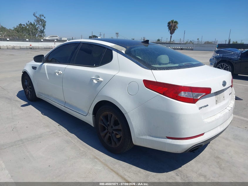 2012 Kia Optima VIN 5XXGN4A65CG076214 IAAI salvage auction — FRONT END, Salvage Title, sold $650 on 2026-07-29 (photo 3)