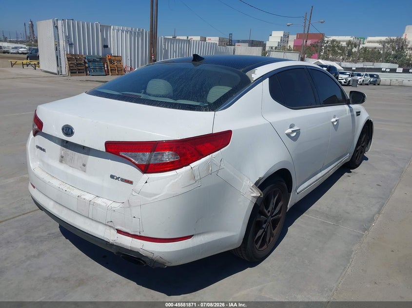 2012 Kia Optima VIN 5XXGN4A65CG076214 IAAI salvage auction — FRONT END, Salvage Title, sold $650 on 2026-07-29 (photo 4)