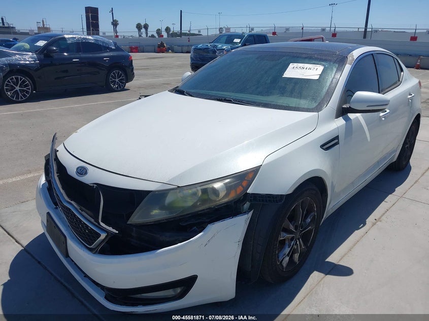 2012 Kia Optima VIN 5XXGN4A65CG076214 IAAI salvage auction — FRONT END, Salvage Title, sold $650 on 2026-07-29 (photo 6)