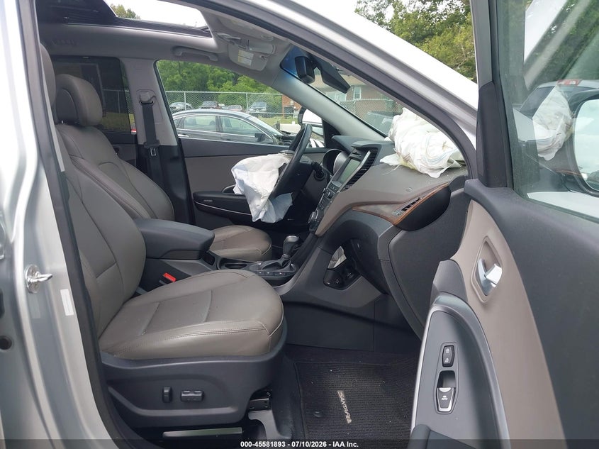 2018 Hyundai Santa fe VIN 5XYZWDLA4JG536043 IAAI salvage auction — FRONT END, Clear (Virginia), sold $1,625 on 2026-07-21 (photo 5)