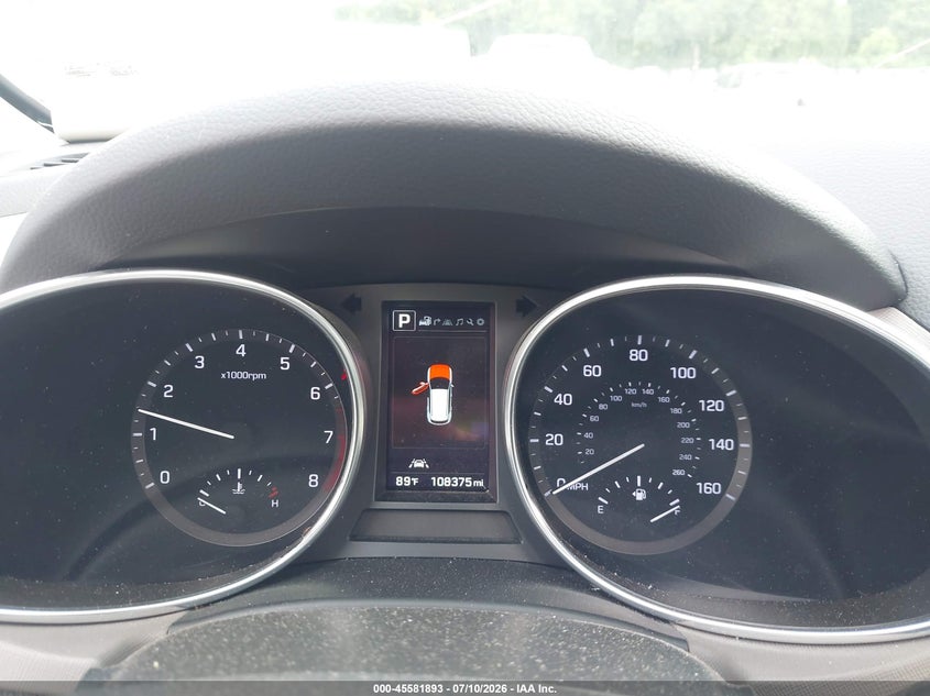 2018 Hyundai Santa fe VIN 5XYZWDLA4JG536043 IAAI salvage auction — FRONT END, Clear (Virginia), sold $1,625 on 2026-07-21 (photo 7)