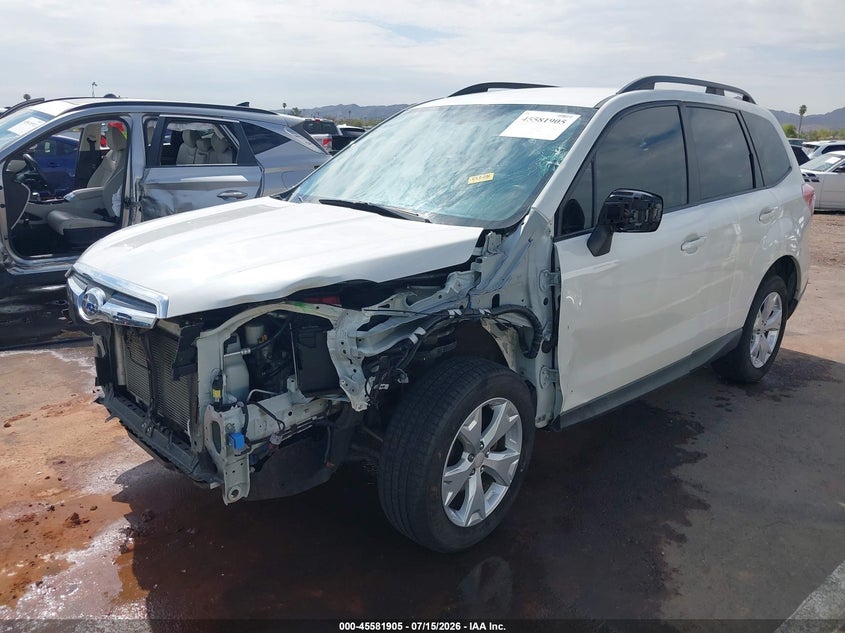 2016 Subaru Forester VIN JF2SJABC0GH556051 IAAI salvage auction — LEFT FRONT, Salvage (Arizona), sold $500 on 2026-07-28 (photo 6)
