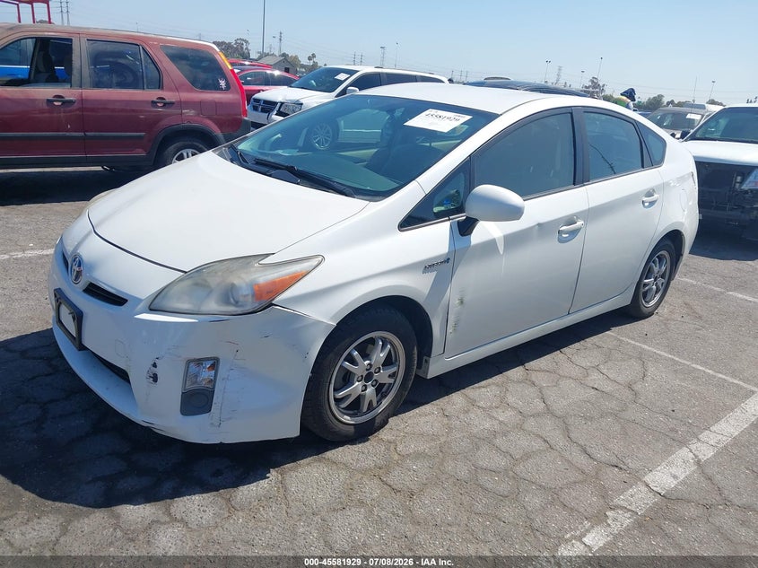 2010 Toyota Prius VIN JTDKN3DU7A0012026 IAAI salvage auction — LEFT FRONT, Salvage (California), sold $1,150 on 2026-07-23 (photo 2)