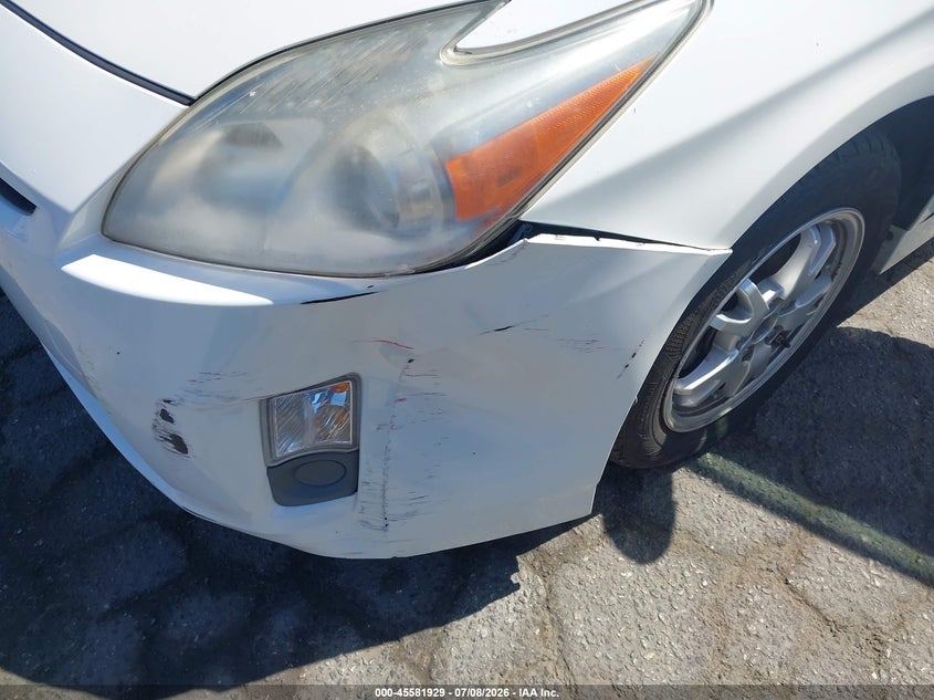 2010 Toyota Prius VIN JTDKN3DU7A0012026 IAAI salvage auction — LEFT FRONT, Salvage (California), sold $1,150 on 2026-07-23 (photo 6)