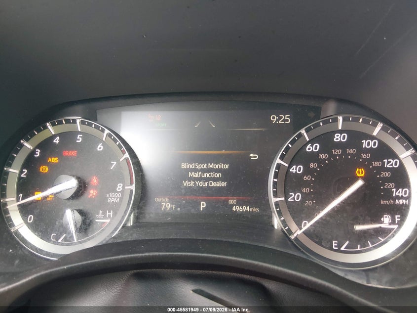 2022 Toyota Highlander VIN 5TDFZRAH7NS142424 IAAI salvage auction — REAR END, Salvage Title, sold $10,200 on 2026-07-31 (photo 7)