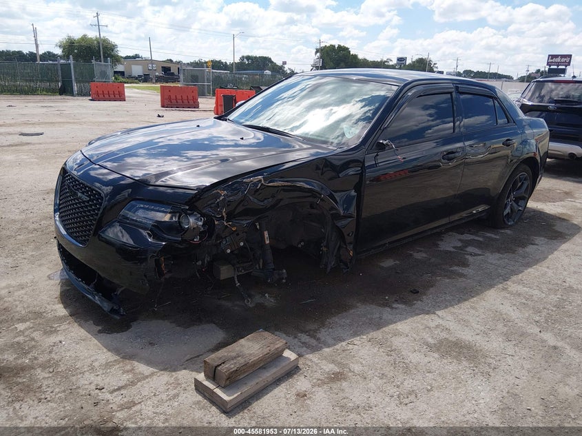 2023 Chrysler 300 VIN 2C3CCABG5PH599766 IAAI salvage auction — LEFT FRONT, Salvage (Kansas), sold $6,000 on 2026-08-30 (photo 2)