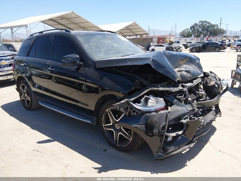 2018 Mercedes-benz Gle VIN 4JGDA5JB0JB176981 IAAI salvage auction — FRONT END, Salvage (California), sold $3,800 on 2026-08-01 (photo 1)