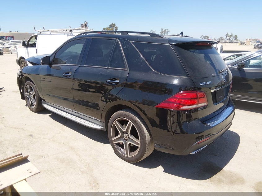 2018 Mercedes-benz Gle VIN 4JGDA5JB0JB176981 IAAI salvage auction — FRONT END, Salvage (California), sold $3,800 on 2026-08-01 (photo 3)