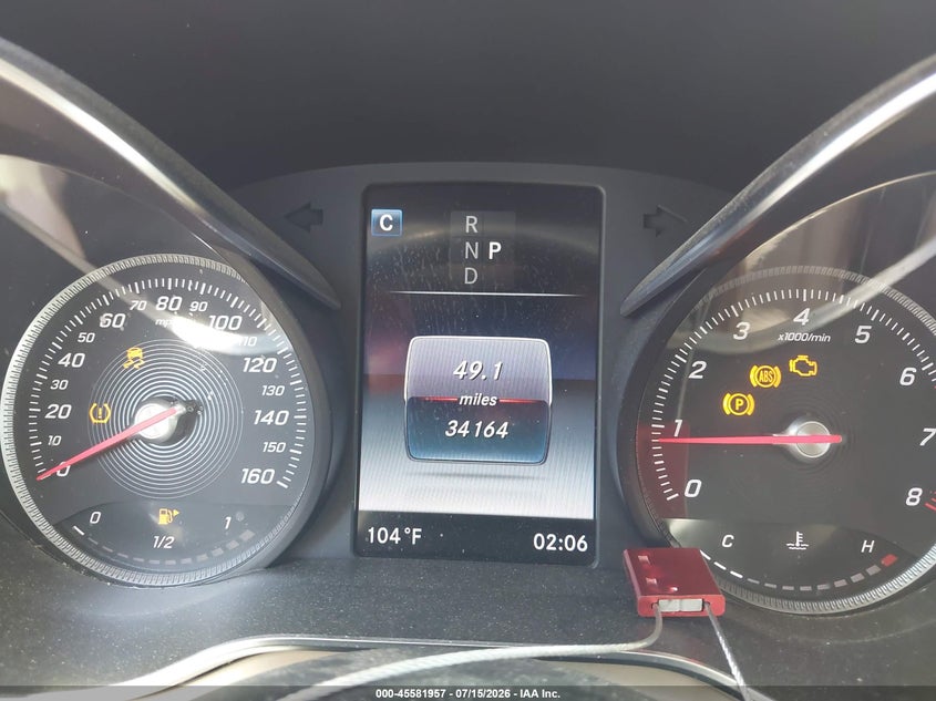 2019 Mercedes-benz Glc VIN WDC0G4JB0KV152475 IAAI salvage auction — LEFT SIDE, Salvage (California), sold $4,850 on 2026-07-29 (photo 7)