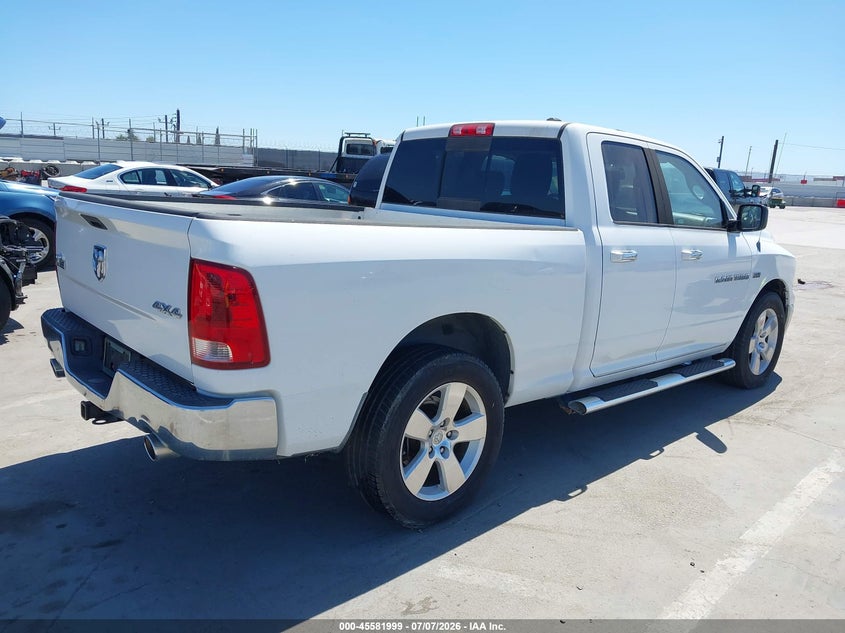 2012 Ram 1500 VIN 1C6RD7GT5CS124608 IAAI salvage auction — NORMAL WEAR, Clear - Dealer Only (California), sold $1,600 on 2026-07-22 (photo 4)