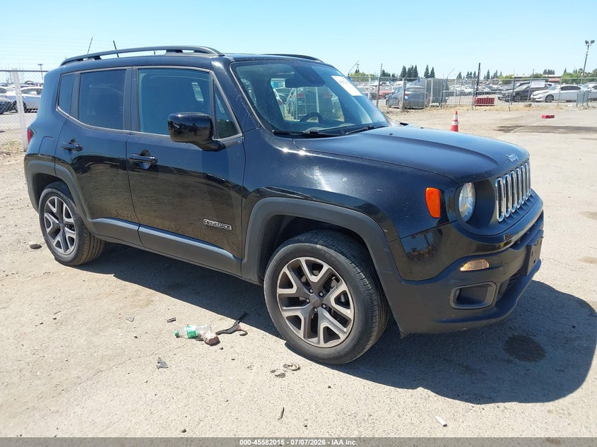 2018 Jeep Renegade VIN ZACCJBBBXJPH86020 IAAI salvage auction — NORMAL WEAR, Salvage Title, sold $1,900 on 2026-07-29 (photo 1)