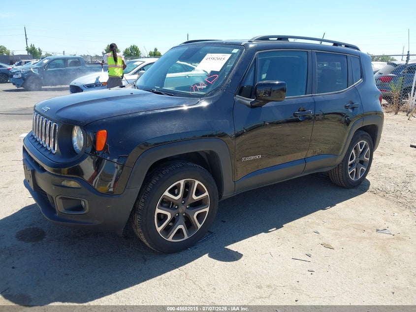 2018 Jeep Renegade VIN ZACCJBBBXJPH86020 IAAI salvage auction — NORMAL WEAR, Salvage Title, sold $1,900 on 2026-07-29 (photo 2)