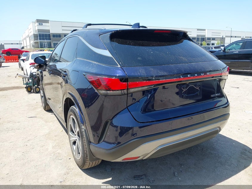 2023 Lexus Rx VIN JTJCHMAA6P2010130 IAAI salvage auction — FRONT END, Salvage (Texas), sold $17,150 on 2026-09-11 (photo 3)