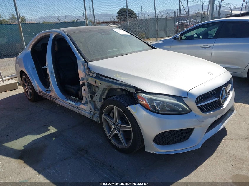 2016 Mercedes-benz C-klasse VIN 55SWF4KB3GU128743 IAAI salvage auction — SIDE, Salvage (California), sold $3,000 on 2026-07-25 (photo 1)