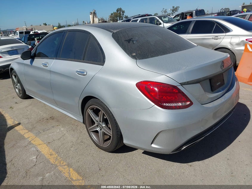 2016 Mercedes-benz C-klasse VIN 55SWF4KB3GU128743 IAAI salvage auction — SIDE, Salvage (California), sold $3,000 on 2026-07-25 (photo 3)