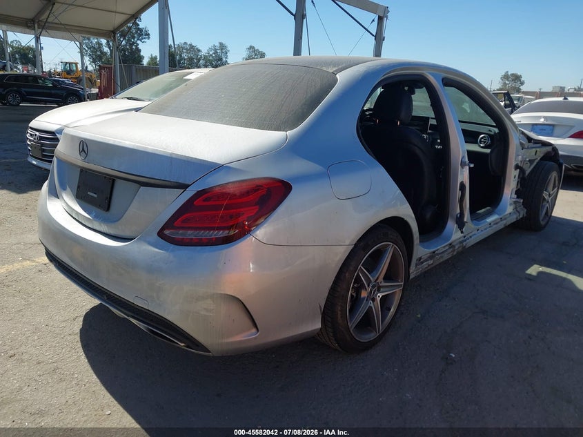 2016 Mercedes-benz C-klasse VIN 55SWF4KB3GU128743 IAAI salvage auction — SIDE, Salvage (California), sold $3,000 on 2026-07-25 (photo 4)
