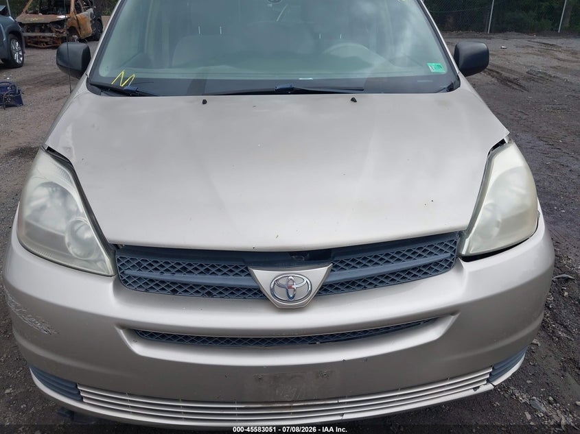 2005 Toyota Sienna VIN 5TDZA23CX5S345188 IAAI salvage auction — NORMAL WEAR, Clear (Virginia), sold $1,025 on 2026-07-29 (photo 6)