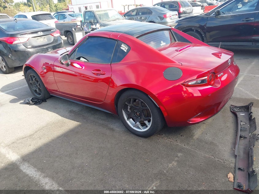 2022 Mazda Mx-5 VIN JM1NDAM73N0502306 IAAI salvage auction — RIGHT SIDE, Salvage (California), sold $7,200 on 2026-08-24 (photo 3)
