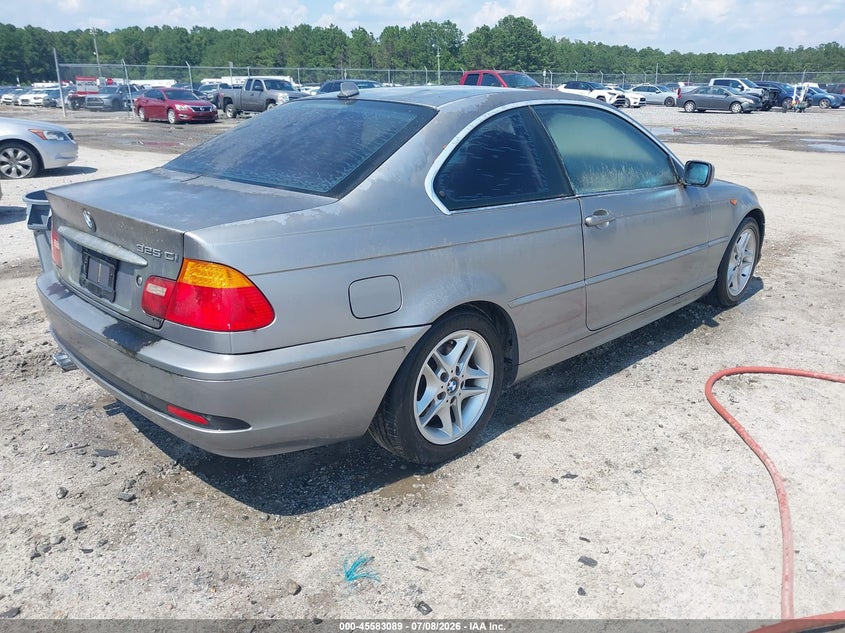 2004 BMW 3 series VIN WBABD33434JY97745 IAAI salvage auction — NORMAL WEAR, Repossession Paperwork (Georgia), sold $1,100 on 2026-08-07 (photo 4)