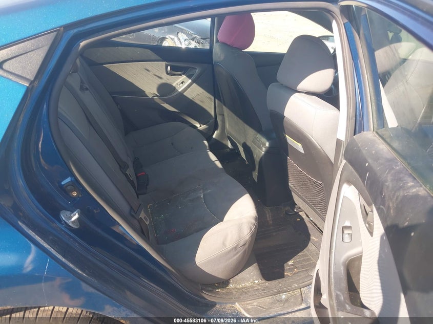 2013 Hyundai Elantra VIN KMHDH4AE0DU971828 IAAI salvage auction — NORMAL WEAR, Reconstructed (Massachusetts), sold $800 on 2026-07-31 (photo 8)