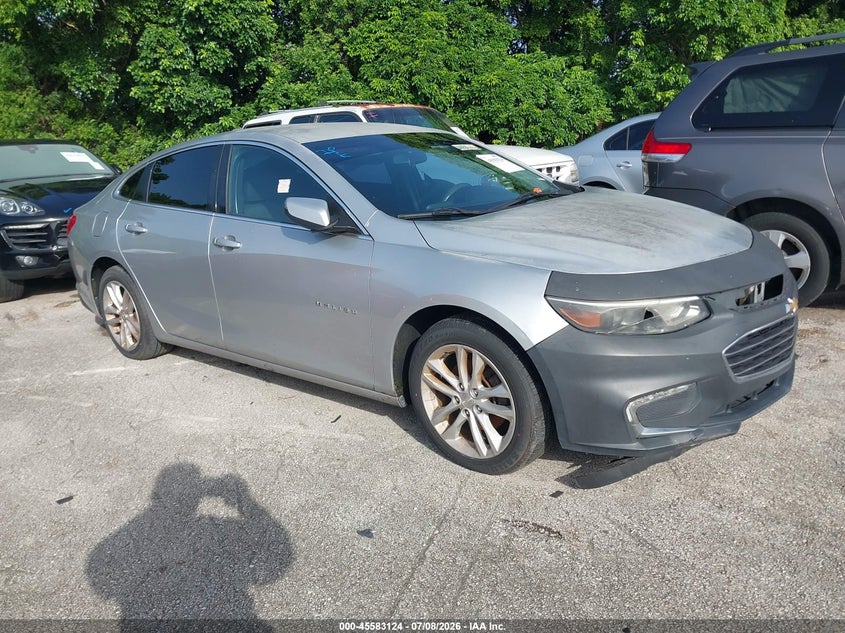 2017 Chevrolet Malibu VIN 1G1ZE5STXHF162958 IAAI salvage auction — MECHANICAL, Clear (Florida), sold $400 on 2026-08-19 (photo 1)