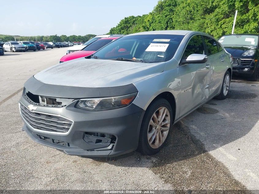 2017 Chevrolet Malibu VIN 1G1ZE5STXHF162958 IAAI salvage auction — MECHANICAL, Clear (Florida), sold $400 on 2026-08-19 (photo 2)