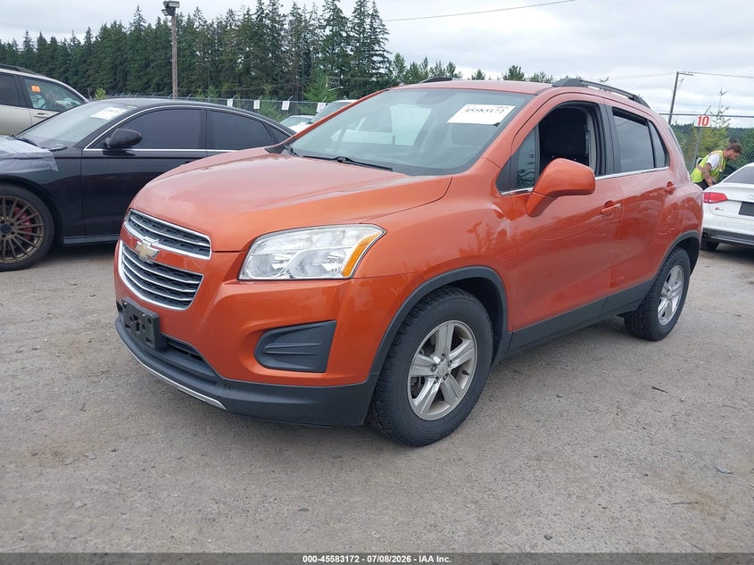 2016 Chevrolet Trax VIN KL7CJLSB4GB655123 IAAI salvage auction — NORMAL WEAR, Clear (Washington), sold $1,700 on 2026-07-15 (photo 2)