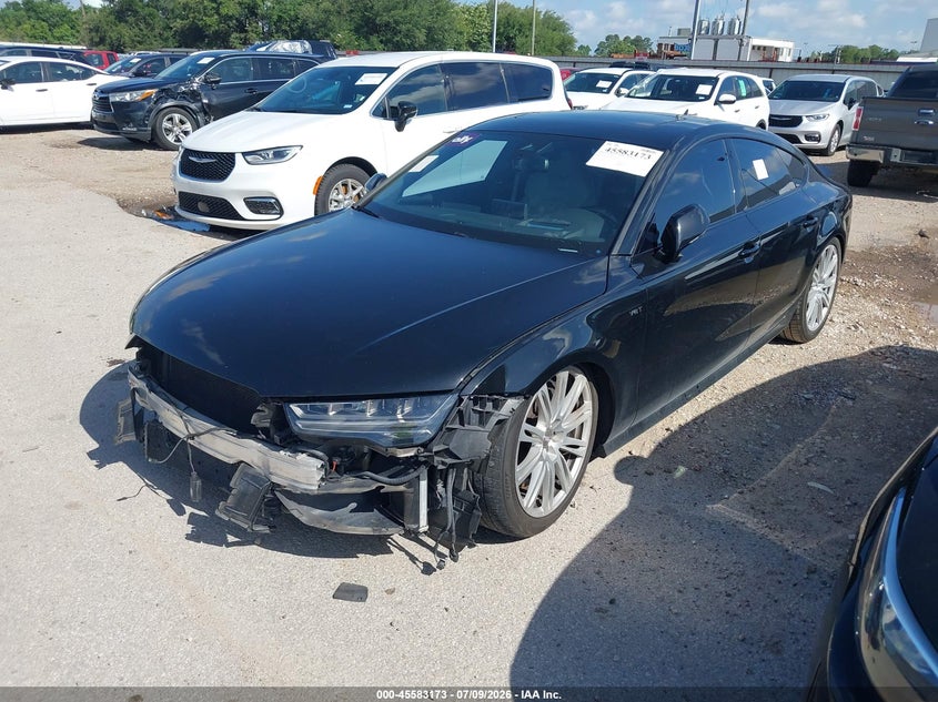 2017 Audi S7 VIN WAU2FAFC1HN109674 IAAI salvage auction — FRONT END, Nrc Lienholder Repossession Paperwork (Texas), sold $2,700 on 2026-07-16 (photo 2)