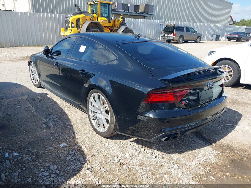 2017 Audi S7 VIN WAU2FAFC1HN109674 IAAI salvage auction — FRONT END, Nrc Lienholder Repossession Paperwork (Texas), sold $2,700 on 2026-07-16 (photo 3)