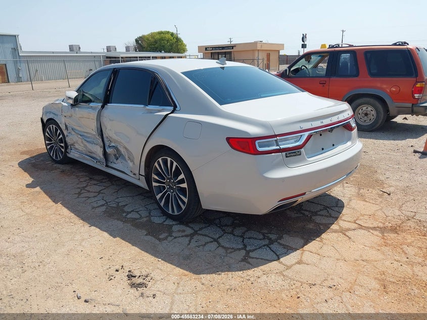 2019 Lincoln Continental VIN 1LN6L9SKXK5613331 IAAI salvage auction — LEFT SIDE, Salvage Title, sold $3,800 on 2026-07-27 (photo 3)