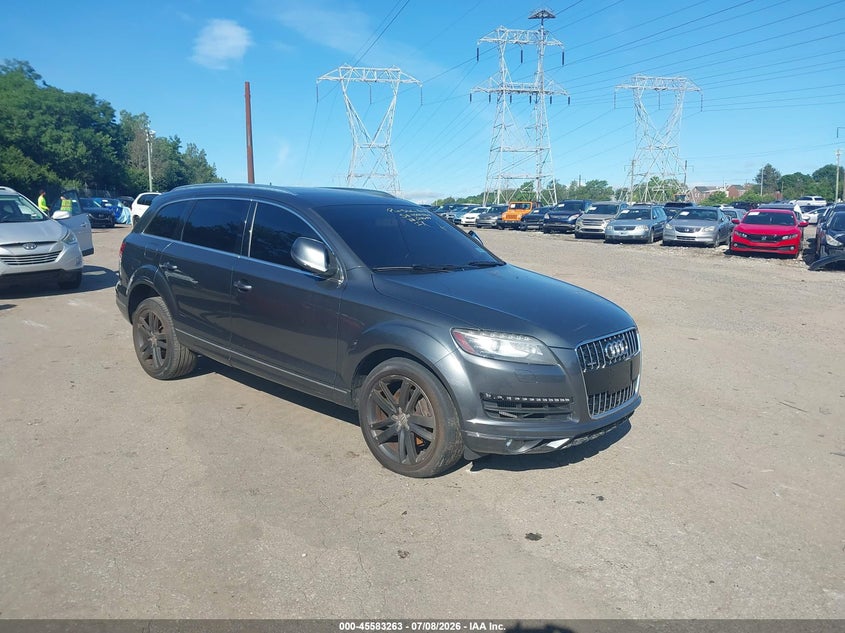 2014 Audi Q7 VIN WA1VMAFE0ED017653 IAAI salvage auction — NORMAL WEAR, Clear (Pennsylvania), sold $1,125 on 2026-07-24 (photo 1)