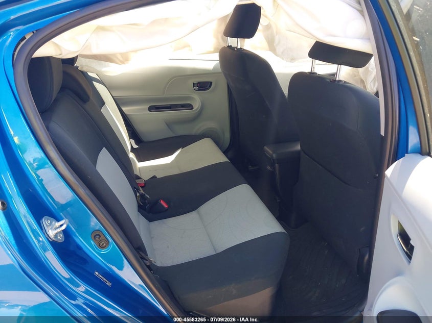 2013 Toyota Prius c VIN JTDKDTB3XD1547329 IAAI salvage auction — FRONT END, Salvage (California), sold $600 on 2026-07-29 (photo 8)