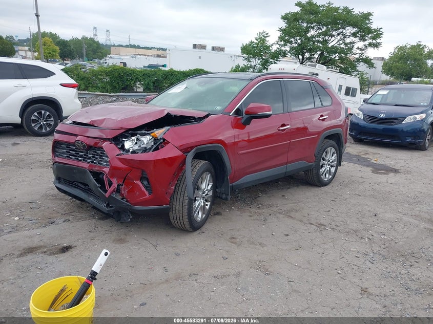 2020 Toyota Rav 4 VIN JTMN1RFV3LD530163 IAAI salvage auction — FRONT END, Salvage (Pennsylvania), sold $10,975 on 2026-07-31 (photo 2)