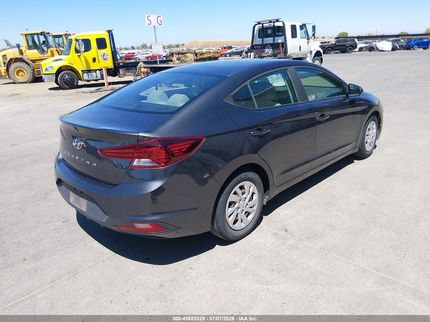 2020 Hyundai Elantra VIN 5NPD74LF0LH612078 IAAI salvage auction — NORMAL WEAR, Sf97 (California), sold $11,025 on 2026-07-30 (photo 4)