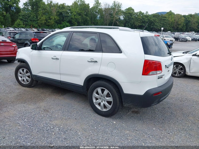 2013 Kia Sorento VIN 5XYKT3A60DG359966 IAAI salvage auction — FRONT END, Clear (Virginia), sold $1,250 on 2026-07-29 (photo 3)