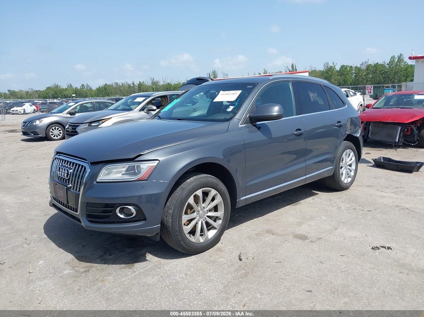 2014 Audi Q5 VIN WA1LFAFP9EA115777 IAAI salvage auction — REAR END, Rebuildable (Florida), sold $525 on 2026-07-29 (photo 2)