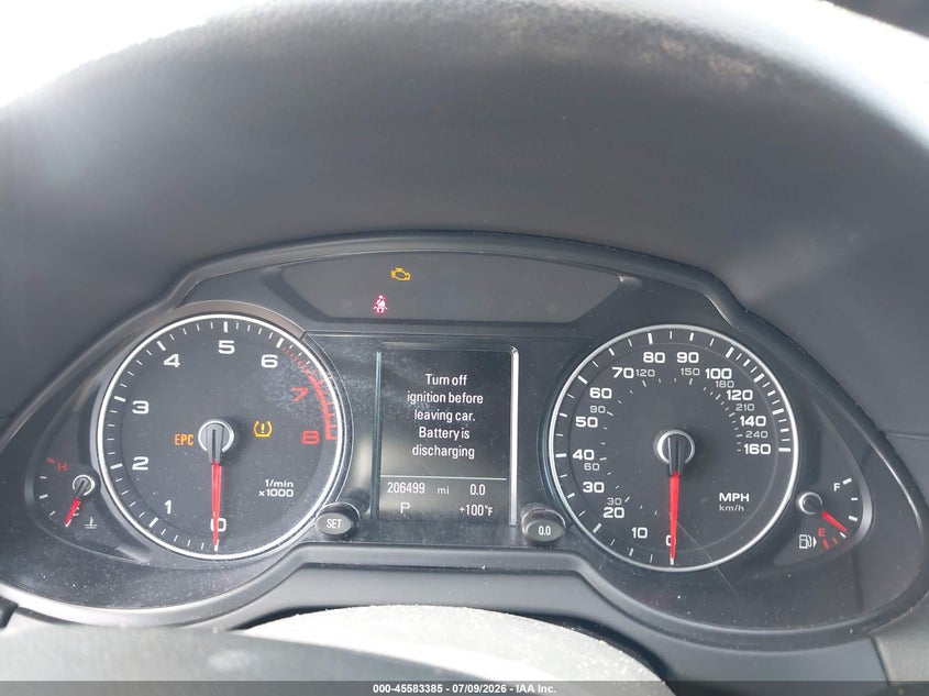 2014 Audi Q5 VIN WA1LFAFP9EA115777 IAAI salvage auction — REAR END, Rebuildable (Florida), sold $525 on 2026-07-29 (photo 7)