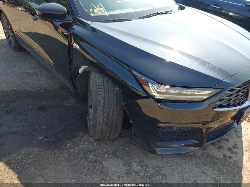 2025 Acura Mdx VIN 5J8YE1H08SL010986 IAAI salvage auction — RIGHT FRONT, Salvage - 75% Or Less (Maryland), sold $22,575 on 2026-09-02 (photo 6)