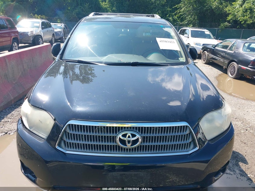 2008 Toyota Highlander hybrid VIN JTEEW44A182001443 IAAI salvage auction — NORMAL WEAR, Clear (Maryland), sold $775 on 2026-07-23 (photo 6)