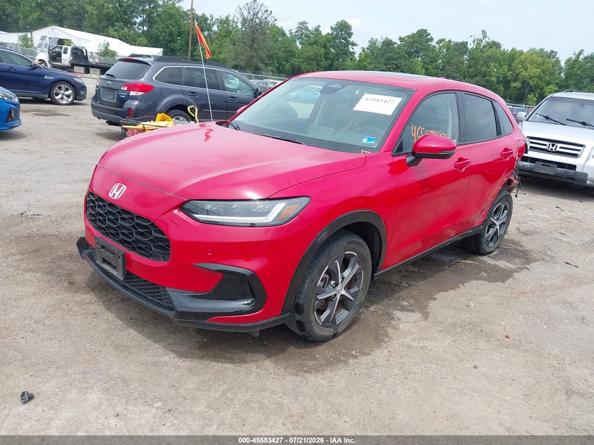 2024 Honda Hr-v VIN 3CZRZ1H71RM706869 IAAI salvage auction — LEFT REAR, Salvage Title, sold $9,600 on 2026-08-25 (photo 2)