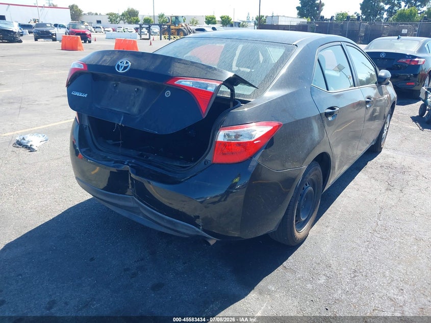 2015 Toyota Corolla VIN 5YFBURHE0FP211683 IAAI salvage auction — REAR END, Salvage Title, sold $1,400 on 2026-07-29 (photo 4)