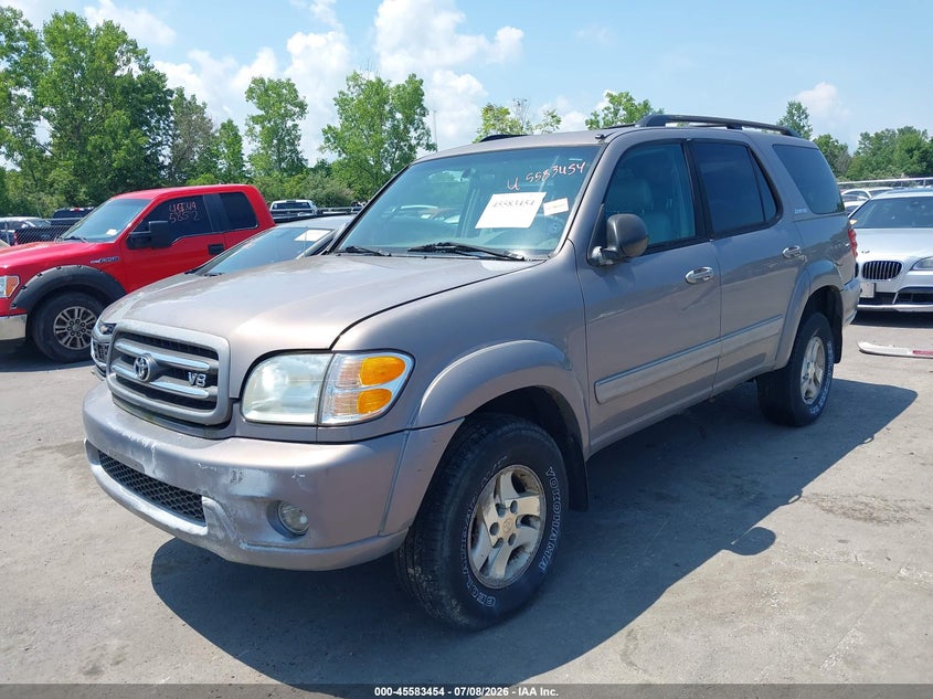 2002 Toyota Sequoia VIN 5TDBT48A82S131147 IAAI salvage auction — NORMAL WEAR, Original (Ohio), sold $400 on 2026-07-16 (photo 2)