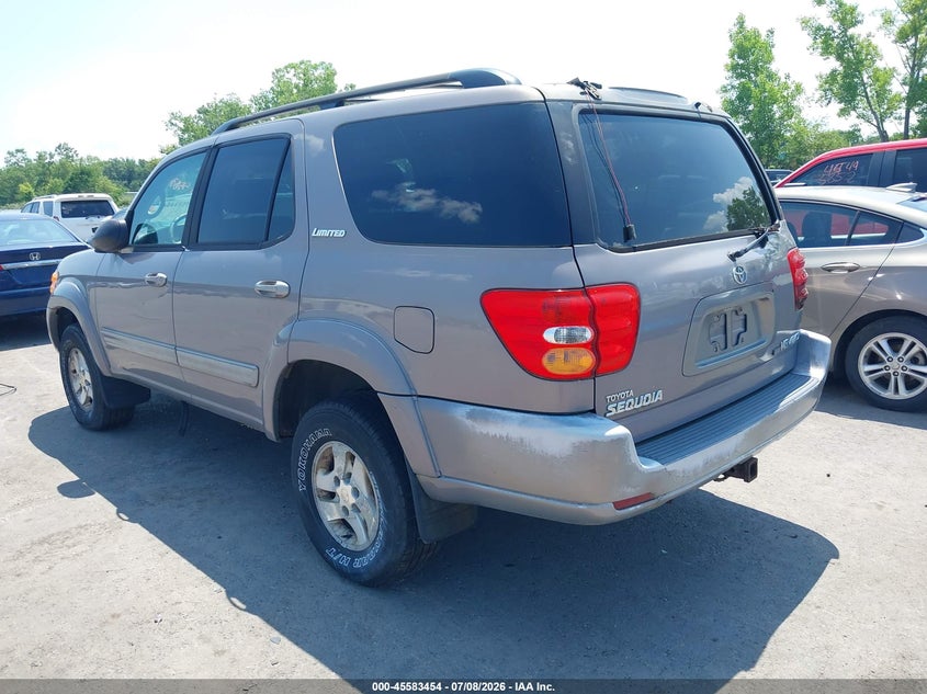 2002 Toyota Sequoia VIN 5TDBT48A82S131147 IAAI salvage auction — NORMAL WEAR, Original (Ohio), sold $400 on 2026-07-16 (photo 3)