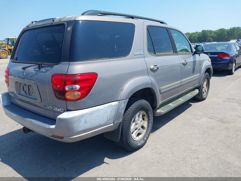 2002 Toyota Sequoia VIN 5TDBT48A82S131147 IAAI salvage auction — NORMAL WEAR, Original (Ohio), sold $400 on 2026-07-16 (photo 4)