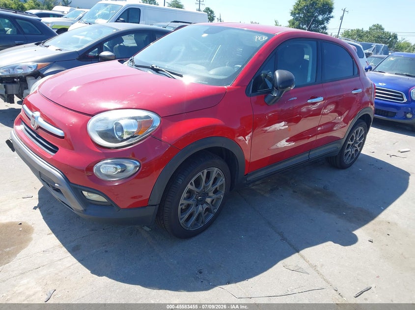 2016 Fiat 500x VIN ZFBCFXET4GP400364 IAAI salvage auction — NORMAL WEAR, Clear-Dealer Only (North Carolina), sold $500 on 2026-07-29 (photo 2)