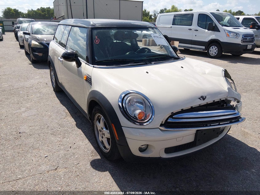 2010 Mini Cooper clubman VIN WMWML3C5XATX38869 IAAI salvage auction — NORMAL WEAR, Original (Texas), sold $25 on 2026-08-12 (photo 1)