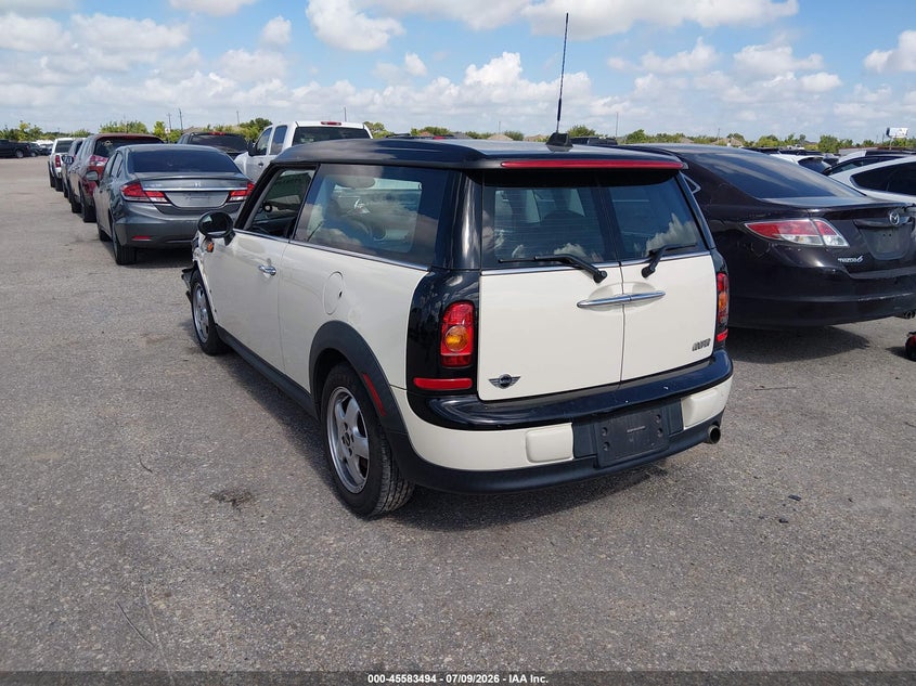 2010 Mini Cooper clubman VIN WMWML3C5XATX38869 IAAI salvage auction — NORMAL WEAR, Original (Texas), sold $25 on 2026-08-12 (photo 3)