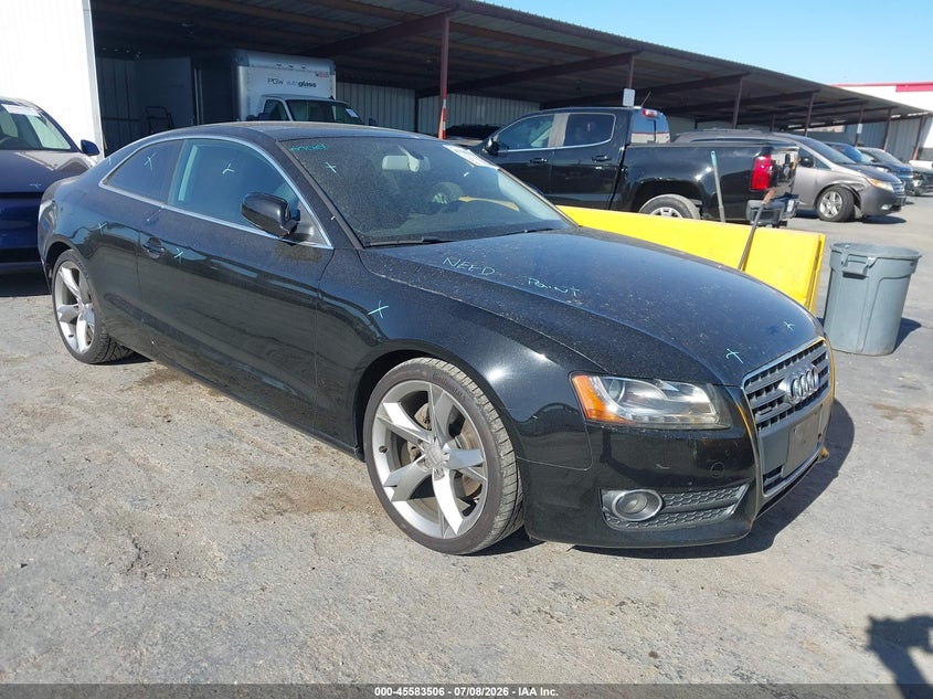 2011 Audi A5 VIN WAURFAFR3BA016107 IAAI salvage auction — REAR END, Salvage (California), sold $25 on 2026-07-30 (photo 1)